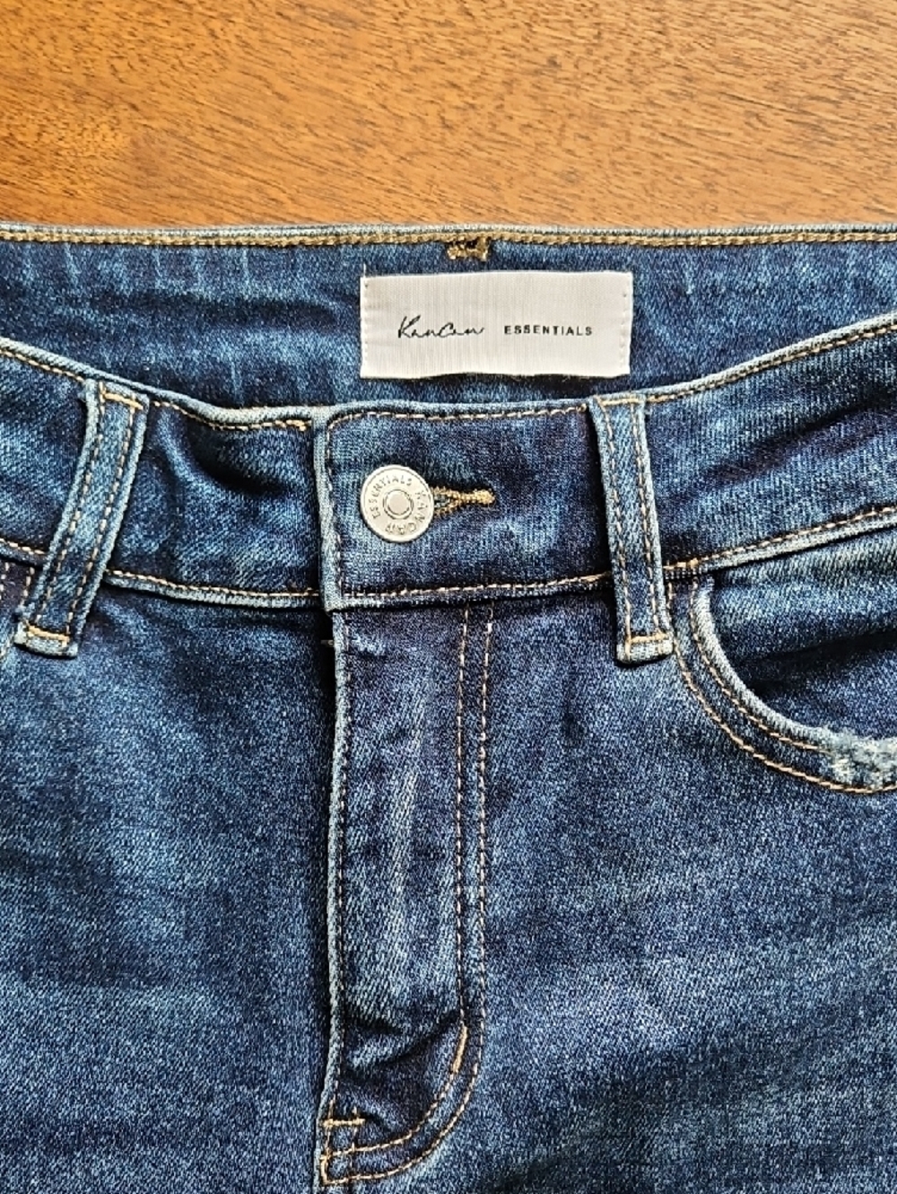 KanCan Dark Blue Wide Leg High-Rise Jeans - Picture 3 of 15